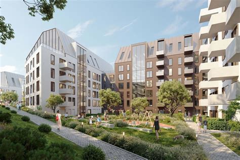 Ryškiai apstatyti daugiabučiai Tiranos centre