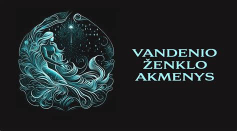 Vandenio ženklo simbolis ir lengvas, inovatyvus maistas