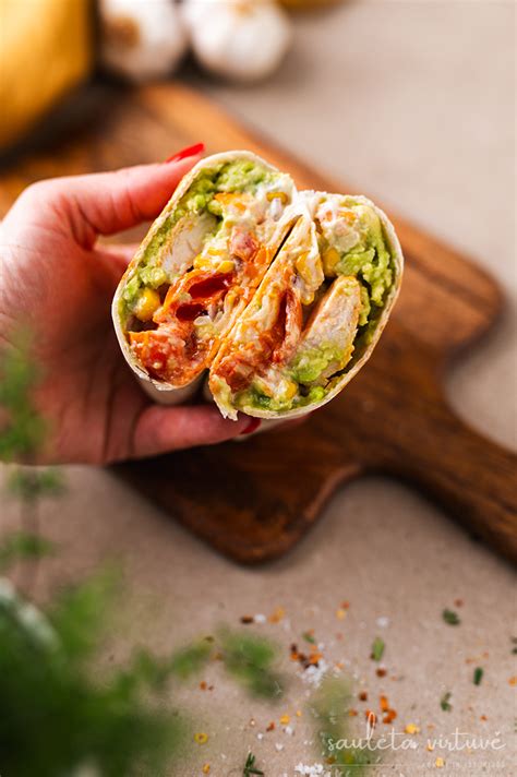 Įvairios tortilijų variacijos su vištiena