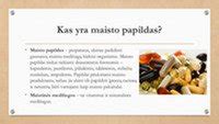Maisto priedų klasifikacija ir saugumas