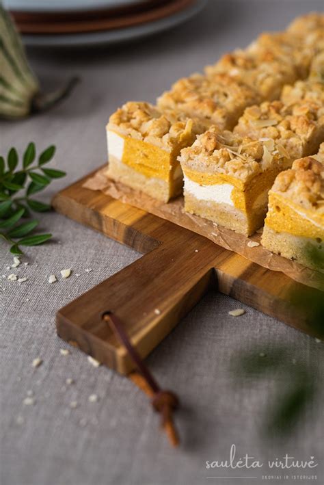 Meduolių pyragas su moliūgais