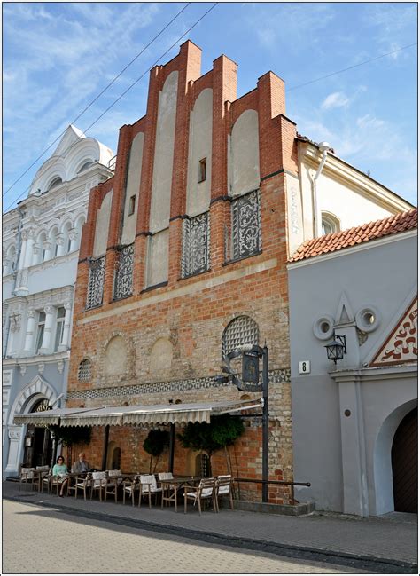 Restorano „Bunte Gans“ eksterjeras ir Aušros Vartų gatvė