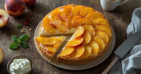 Klasikinio pyrago su persikais nuotrauka