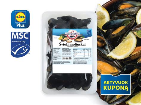 Šviežios midijos dubenyje