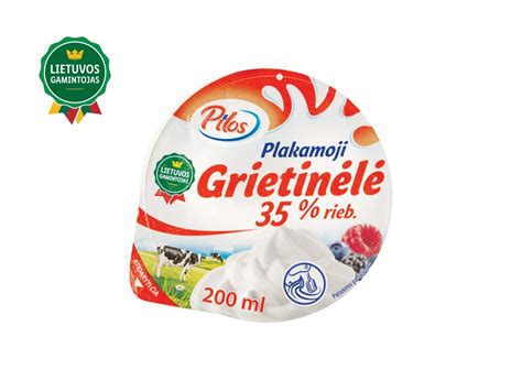 Šalta plakamoji grietinėlė indelyje, paruošta plakimui