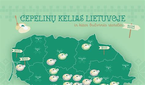 Cepelinų žemėlapis Lietuvoje