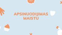 Apsinuodijimas maistu - pagrindiniai simptomai