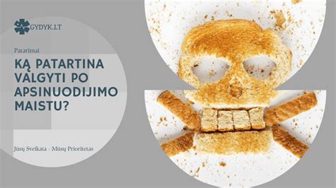 Palyginimas: Apsinuodijimo maistu ir botulizmo simptomai
