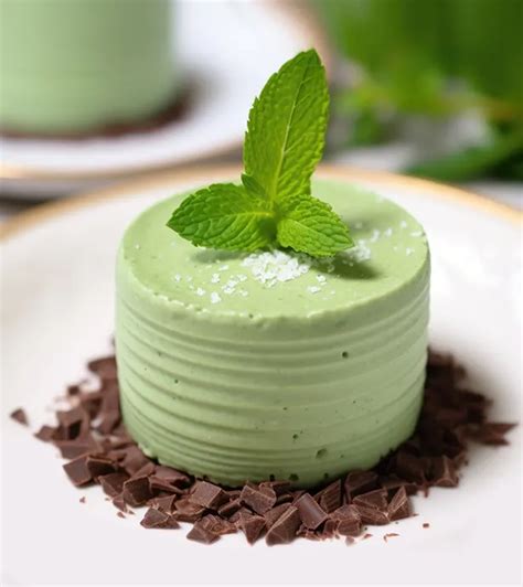 Matcha panakota su rožių žiedlapiais