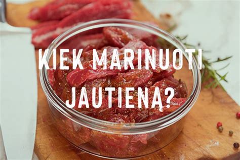 jautienos marinavimo procesas dubenyje