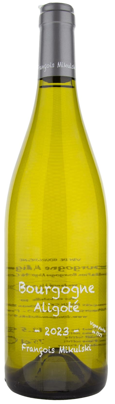 Bourgogne Aligotė vyno butelis