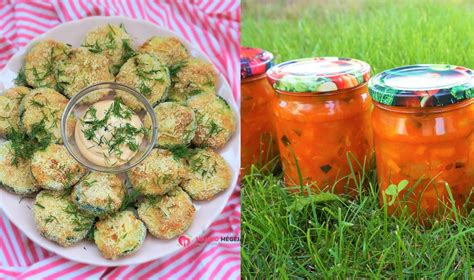 Įvairios cukinijų patiekalų nuotraukos