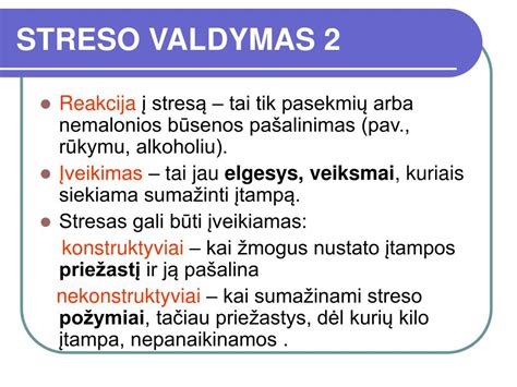 Sveiki ir nesveiki streso įveikos būdai