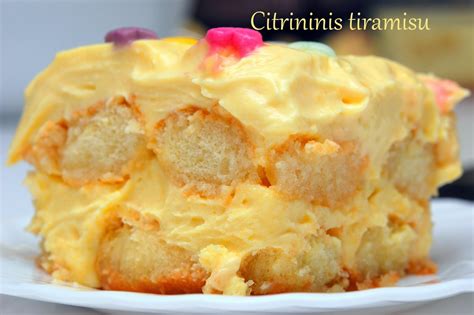 Citrininis tiramisu su pasiflorais