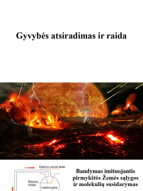 Pirmųjų gyvybės formų atsiradimas hidroterminiuose krateriuose