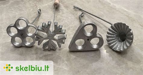 formelės vamzdeliams kepti