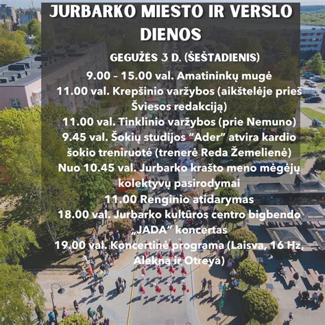 Jurbarko miesto gatvė su maitinimo įstaigomis
