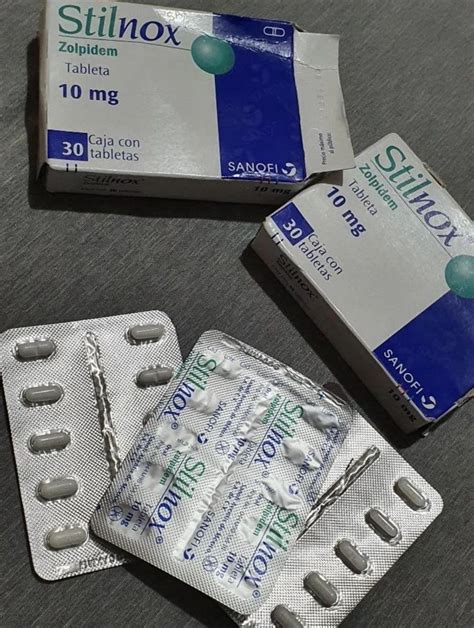 Stilnox tabletės ir pakuotė