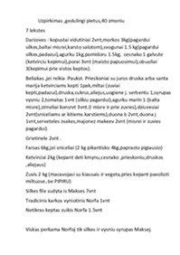 Gedulingų pietų tradicijos iliustracija