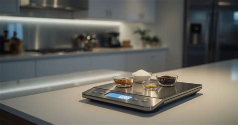 Matuojami ingredientai ant virtuvės svarstyklių