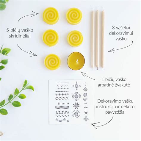 Dekoravimo rinkinio privalumai infografika