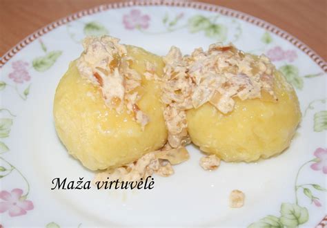 Varškės įdaras šilkiniams cepelinams