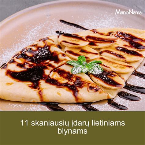 Įvairūs pagardai lietiniams blynams