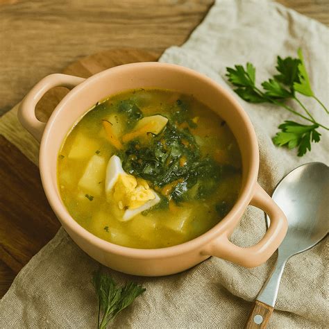 lėkštė su aromatinga garstyčių sriuba