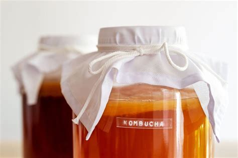 Namuose gaminama kombuča fermentacijos metu