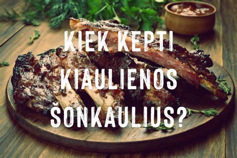 riebūs kiaulienos šonkauliukai paruošti kepimui