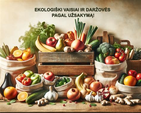 Švieži vaisiai ir daržovės