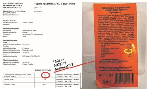Duonos etiketės analizė