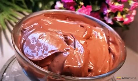 Šokoladinis varškės kremas