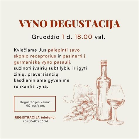 Vyno degustacija Anykščių vyno rūsyje