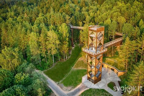 Lajų takas su apžvalgos bokštu