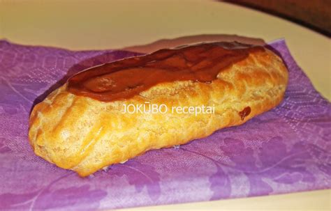 Eklerų tešlos formavimas konditeriniu maišeliu
