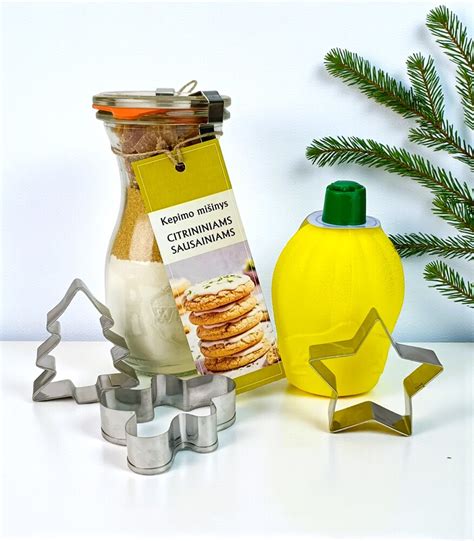 Ingredientų pasirinkimas citrininiams sausainiams