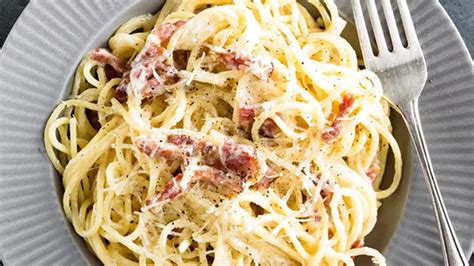Spagečiai Carbonara su šonine