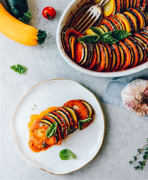 Prancūziškas troškinys Ratatouille su daržovėmis