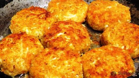 Pupų kotletai ant keptuvės