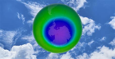 Ozono skylės dydžio dinamika