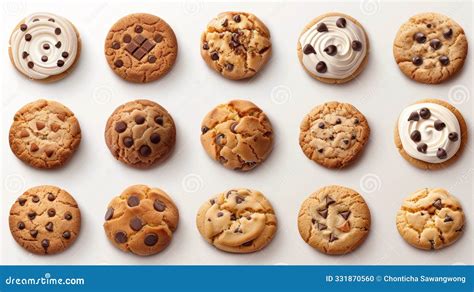 Variety of homemade cookies