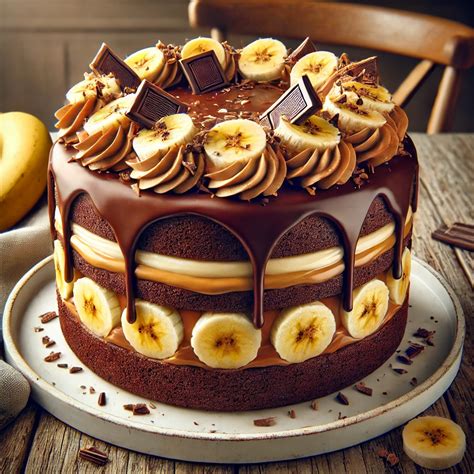 Keptas tortas su varškės ir bananų įdaru