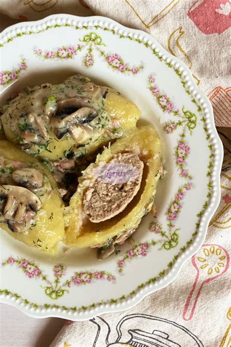 paruošti cepelinai su mėsa