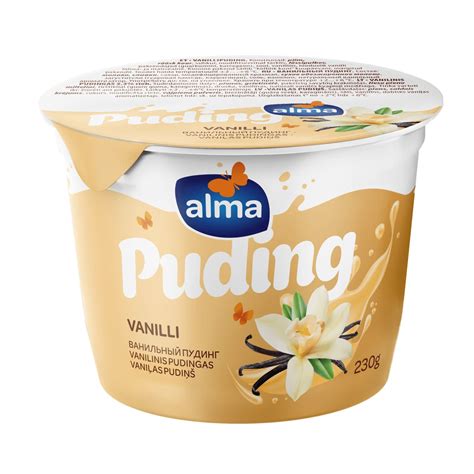 Namų gamybos vanilinis pudingas stiklinėje