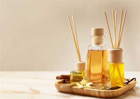 Skirtingi Durance produktų tipai: žvakės, difuzoriai, purškikliai