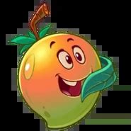 Nuotrauka su sveiku desertu, pvz. mango ir kefyro