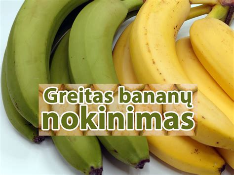 Bananų prinokimo laipsniai