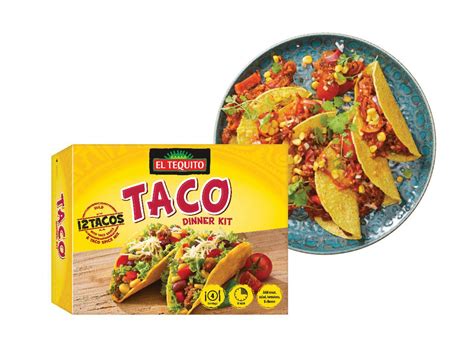 Taco sriubos ingredientų rinkinys