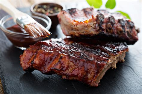 BBQ kiaulienos šonkauliai